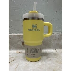 Stanley Quencher H20 Flowstate Tumbler 20 oz Yellow Stainless Steel with Straw